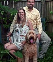 Faith miller Family Photo with Dog