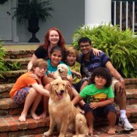 Shirley Moraes and Puppies